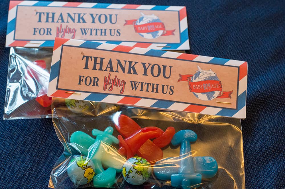Travel Theme Baby Shower Favors