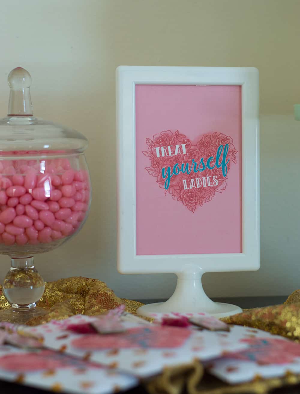 Treat Yourself Ladies sign by Elva M Design Studio