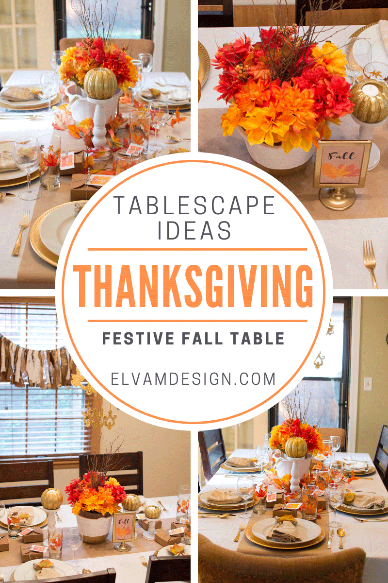 Festive Fall Tablescape Ideas