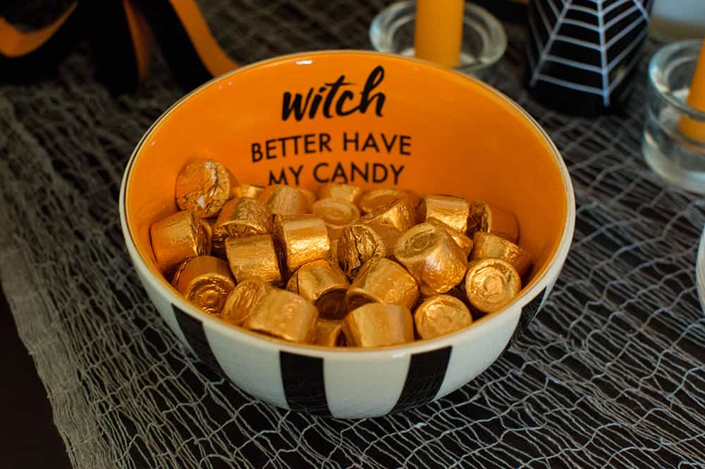 Witch better have my candy bowl from Target, and styled by Elva M Design Studio