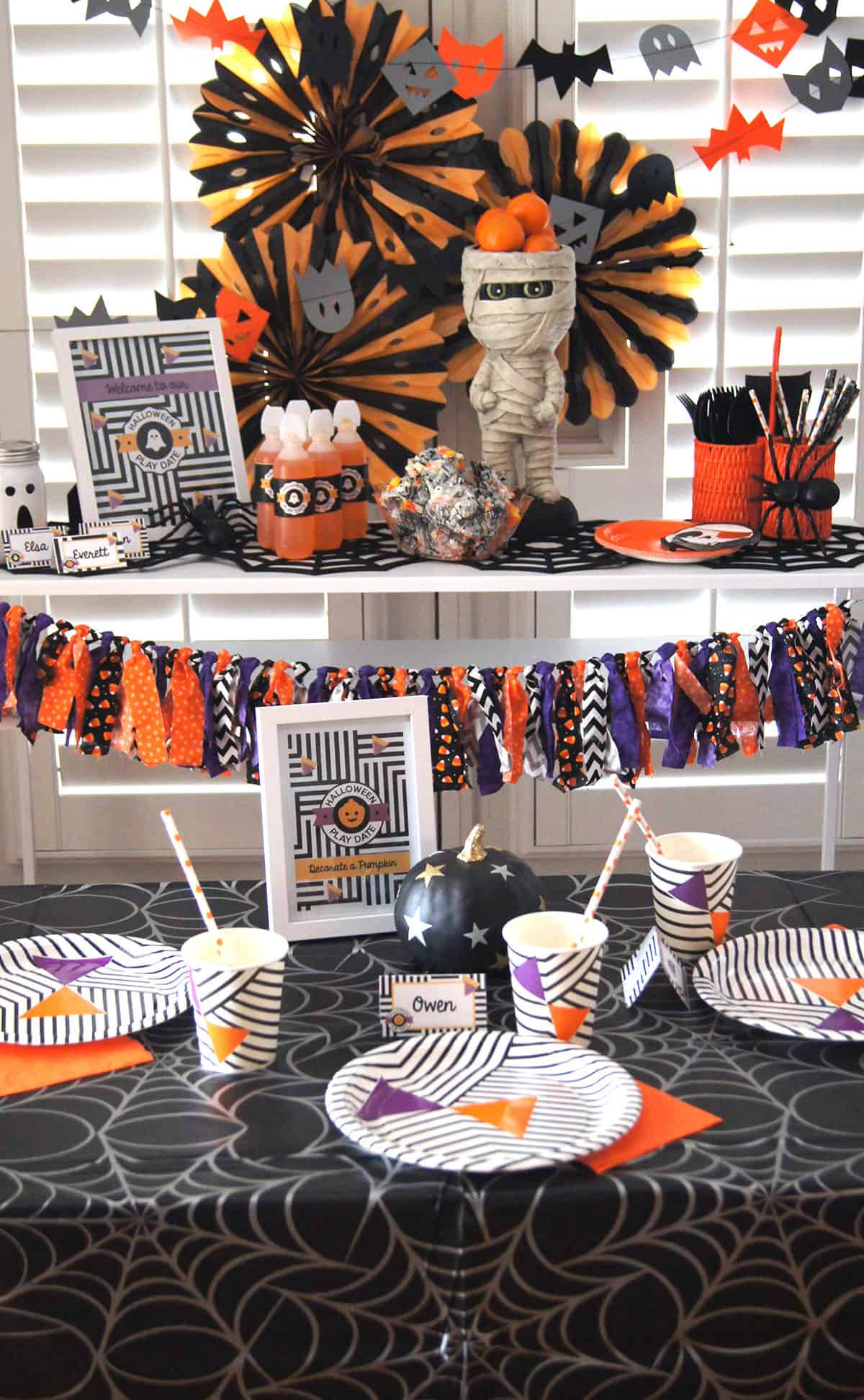 Kids Halloween Party decorations