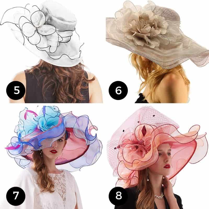 Organza and Tulle Kentucky Derby Hats