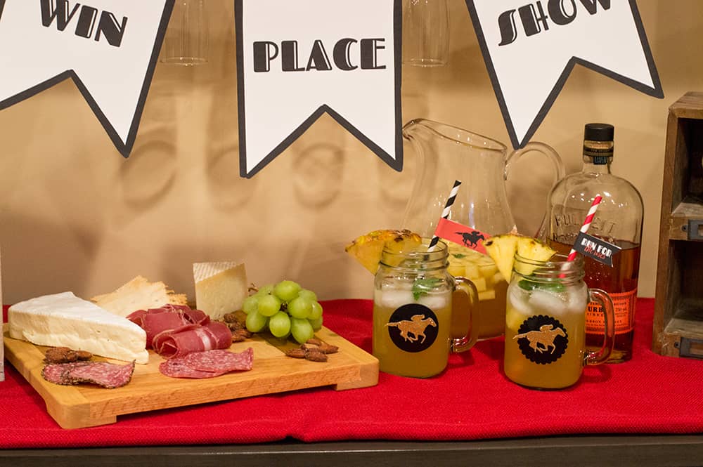 Kentucky Derby Drinks and Snacks