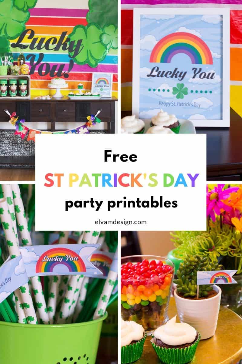 Free St. Patrick's Day Party printables