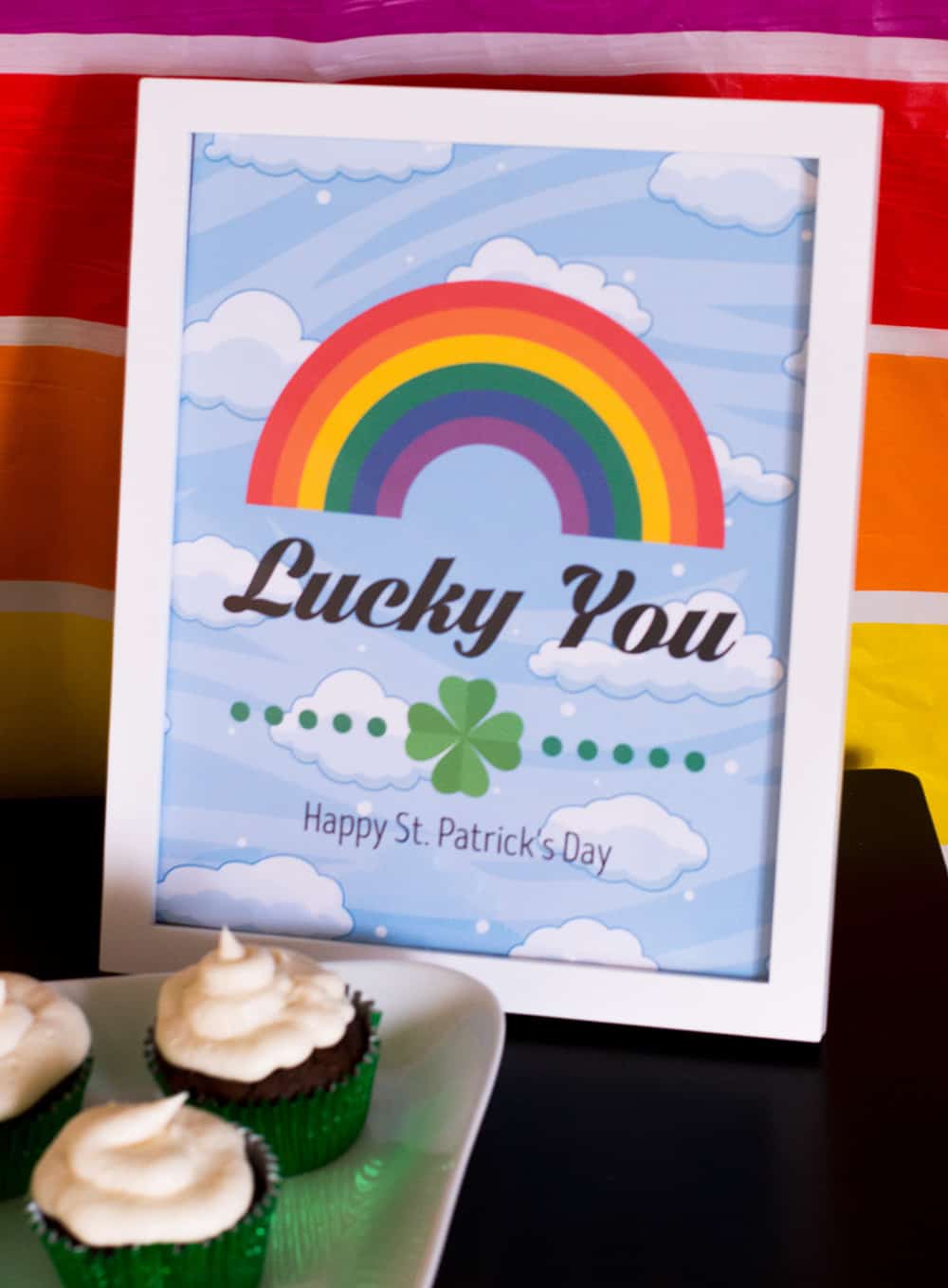 Lucky You St. Patrick's Day Party Sign