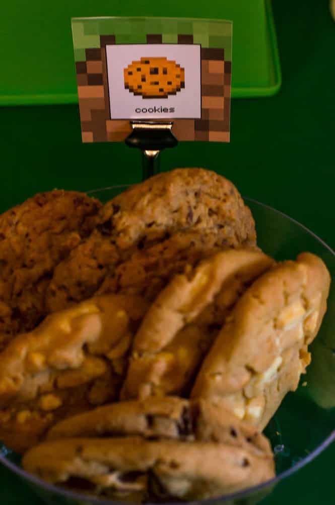minecraft cookie label