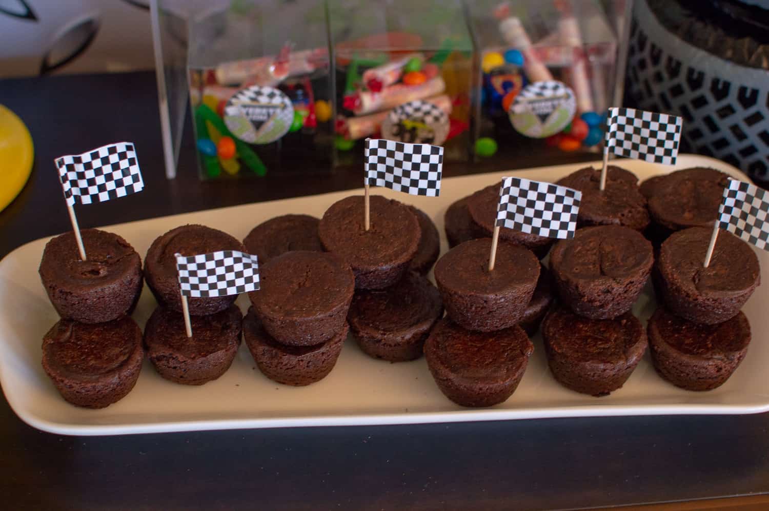 Mini Brownies become "spare tires"