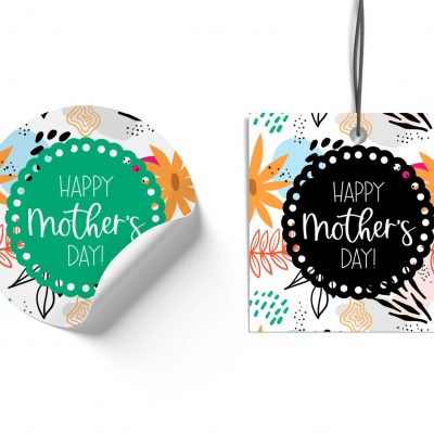 Floral Mother's Day Tags