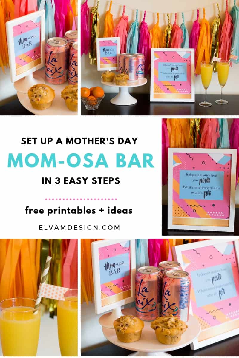Mother's Day Mom-osa Bar