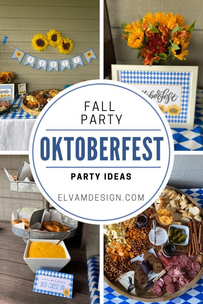 Oktoberfest Sunflower Fall Party Ideas