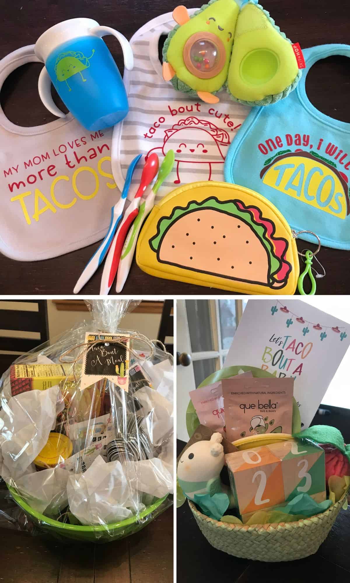 Baby Shower Gifts in Taco Theme